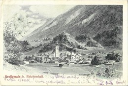 T2/T3 Großgmain, Grossgmain; General View, Church, Artist Signed. Druck Von J. Huttegger (EK) - Non Classés