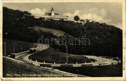 * T4 1938 Wien, Vienna, Bécs XIX. Neue Höhenstrasse Mit Kahlenberg / Street View, Serpentine, Automobile, Autobus (tiny  - Non Classés