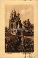 T2/T3 1912 Karlovy Vary, Karlsbad; Russische Kirche / Russian Orthodox Church (glue Marks) - Ohne Zuordnung