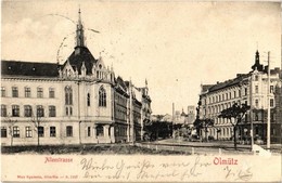 T3/T4 Olomouc, Olmütz; Alleestrasse / Street (pinholes) - Non Classés