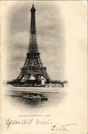 T2/T3 1902 Paris, The Eiffel Tower, Ship, Phot. Neurdein Fréres (EK) - Non Classés