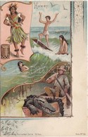 ** T2 Haway / Hawaii, Nationalitäten-Postkarten Serie Dess. No. 39. Art Nouveau Litho - Ohne Zuordnung