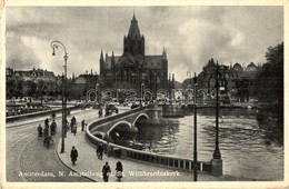 T2/T3 Amsterdam, N. Amstelbrug M. St. Willibrorduskerk / Bridge, Church - Ohne Zuordnung