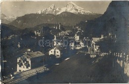 T2/T3 1915 Berchtesgaden / General View, Mountains, Church, Hold To Light (EK) - Non Classés