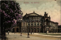 T2/T3 1908 Dresden, Kgl. Opernhous / Opera House (EK) - Non Classés