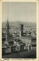 ** T3/T4 Firenze, Florence; Torre Del Bargello E Campanile Di Badia / Palace Tower, Church, Bell Tower (tear) - Non Classés