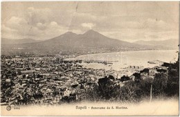 T1/T2 1907 Napoli, Naples; Panorama Da S. Martino / General View - Non Classés