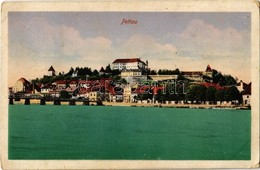 T3 1916 Ptuj, Pettau; Castle, Bridge + "K.u.K. Reservespital Lukavac" "Zensuriert Spitalskmdo. Sternthal" "Kriegsspital  - Unclassified