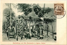 * T1/T2 Agomc-Palimc, Bearbeitung Von Roh-Baumwolle / Cotton Processing, Folklore From French West Africa - Ohne Zuordnung