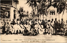 * T1/T2 Lomé, Gouverneur Bonnecarréne, With Notables Of Lomé And Anecho, Governing Council, Group Photo - Non Classés