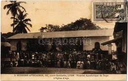 T3 1932 Missions Africaines, 150, Cours Gambetta, Lyon - Vicariat Apostolique Du Togo. L'Eglise D'Agu / Church Of Agu, T - Ohne Zuordnung