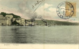 T2 Constantinople, Istanbul, Stamboul; Bosphore, Thérapia / Bosporus, Steamships. TCV Card - Non Classés