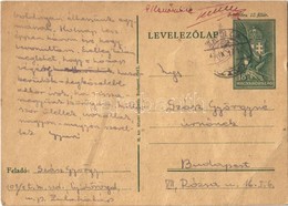 T3 1943 Szász György Zsidó 103/3 T.m.szd. KMSZ (közérdekű Munkaszolgálatos) Levele Feleségének Szász Klárának A Újdörögd - Sin Clasificación