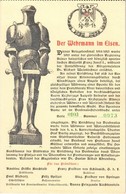 ** T2/T3 1915 Der Wehrmann Im Eisen / WWI Austro-Hungarian K.u.K. Military, Charity Fund Monument In Wien - From Postcar - Sin Clasificación