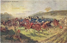 T2 1915 Dragonerattacke Auf Kosaken / WWI Austro-Hungarian K.u.K. Military, Dragoon Troops Attack The Cossacks S: F. Höl - Ohne Zuordnung