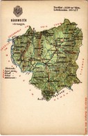 ** T3 Háromszék Vármegye Térképe. Kiadja Károlyi Gy. / Map Of Trei Scaune County (r) - Sin Clasificación