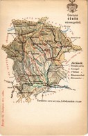 ** T3 Gömör Vármegye Térképe. Kiadja Károlyi Gy. / Map Of Gemer County (EM) - Non Classés