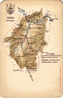 ** T3/T4 Turóc Vármegye Térképe. Kiadja Károlyi Gy. / Map Of Turiec County (EM) - Sin Clasificación