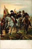 ** T1/T2 Napoleon Bei Friedland / The Battle Of Friedland, Napoleon With His Generals, Stengel & Co., Litho, S: Horace V - Unclassified