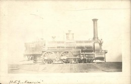 * T2 NStB Kaurzim, Cs. Kir. Északi Államvasút Gőzmozdonya / Austro-Hungarian Railways Locomotive, Photo - Non Classés