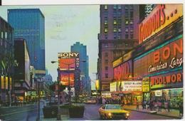 NEW YORK TIMES SQUARE AUTO CAR FORD TAUNUS?? UNITED STATES POSTCARD USED - Time Square