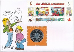 Hollandia 1998. 1E "Jan, Jans En De Kinderen" Felbélyegzett Borítékban, Bélyegzéssel, Hátulján Négy Nyelvű Leírással T:1 - Non Classés