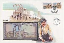 Libanon 1986. 10L Felbélyegzett Borítékban, Bélyegzéssel T:I Lebanon 1986. 10 Livres In Envelope With Stamp And Cancella - Unclassified