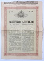 1880. "Kamatozó Nyereménykölcsön A Tisza és Mellékfolyói Szabályozására és Szeged Város újjáépítésére" Részkötvény 100Ft - Non Classés