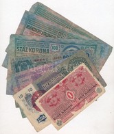 1912-1920. 8db-os Vegyes Magyar Korona Bankjegy Tétel T:III,III- - Ohne Zuordnung