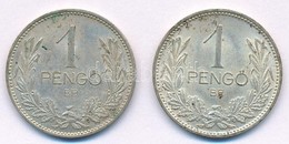 1938. 1P Ag (2x) T:1-,2 Patina Adamo P6 - Ohne Zuordnung