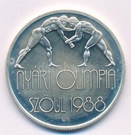 1987. 500Ft Ag "Nyári Olimpia - Szöul 1988" Kapszulában T:BU Adamo EM99 - Ohne Zuordnung