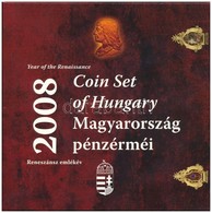 2008. 1Ft-100Ft (7xklf) "Reneszánsz Emlékév" Forgalmi Sor Szettben + Mátyás Denár Ag Fantáziaverete "Reneszánsz Emlékév" - Non Classés