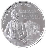 2018. 20.000Ft Ag "A Szózat Megzenésítésének 175. évfordulója" Tanúsítvánnyal T:PP Hungary 2018. 20.000 Forint Ag "175th - Non Classés