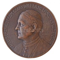Berán Lajos (1882-1943) 1910. "Csáky Károly Emmánuel Váci Megyéspüspök" Br Emlékérem (38,5mm) T:2 Ph. HP 1131. - Non Classés