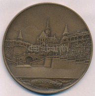 Berán Lajos (1883-1943) 1931."Budapesti Emlék" Kétoldalas, Vert Br Emlékérem (79mm) T:1,1- - Ohne Zuordnung