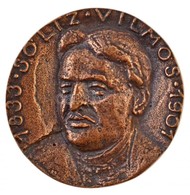 1967. "Soltz Vilmos 1833-1901 / Országos Magyar Bányászati és Kohászati Egyesület" Br Emlékérem (66mm) T:1- - Ohne Zuordnung