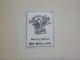Ex-libris Héraldique Illustré XIX - ADOLF GEERING In Basel - Bookplates