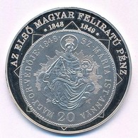 DN "A Magyar Nemzet Pénzérméi - Az Első Magyar Feliratú Pénz 1848-1849" Ag Emlékérem Tanúsítvánnyal (10,37g/0.999/35mm)  - Ohne Zuordnung