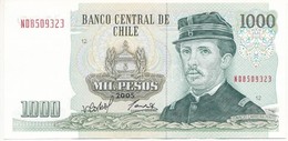 Chile 2005. 1000P T:I- Chile 2005. 1000 Pesos C:AU - Ohne Zuordnung