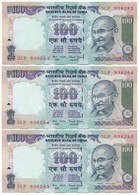 India DN (1996) 1000R (3x) Sorszámkövetők T:I-,II India ND (1996) 1000 Rupees (3x) Sequential Serials C:AU,XF Krause 91 - Non Classés