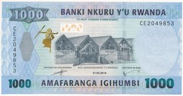 Ruanda 2019. 1000Fr T:I- Rwanda 2019. 1000 Francs C:AU - Unclassified