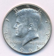 Amerikai Egyesült Államok 1964. 1/2$ Ag "Kennedy" T:1- USA 1964. 1/2 Dollar Ag "Kennedy" C:AU Krause KM#202 - Non Classés