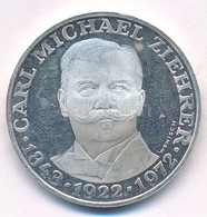 Ausztria 1972. 25Sch Ag "Karl Michael Ziehrer" T:PP Fo. Austria 1972. 25 Schilling Ag "Carl Michael Ziehrer" C:PP Spotte - Sin Clasificación