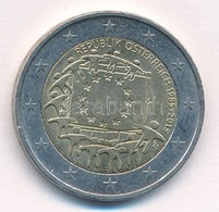 Ausztria 2015. 2E "EU Zászló 30 éves" T:2 Austria 2015. 2 Euro "30 Years Of EU Flag" C:XF - Non Classés