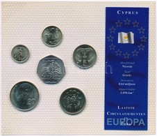 Ciprus 1998-2003. 1c-50c (6xklf) Forgalmi Sor Műanyag Tokban T:1 Kis Patina Cyprus 1998-2003. 1 Cent - 50 Cents (6xdiff) - Unclassified