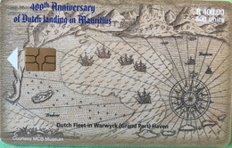 MAURICE  -  Phonecard  -  400 Th Anniversary ..  -  500 Units  -  R 400.00 - Mauricio