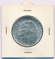 Olaszország 1965. 500L Ag "Dante Alighieri Születésének 700. évfordulójára" Lezárt Fóliában T:1- Italy 1965. 500 Lire Ag - Non Classés