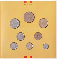 Spanyolország 1998. 1P-500P 8klf Db Díszcsomagolásban T:BU Spain 1998. 1 Pesetas - 500 Pesetas 8 Differenc Coins In Set  - Non Classés