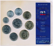 Szlovénia 1992-2003. 10s - 50T (9xklf) Forgalmi Sor Műanyag Tokban T:1 Slovenia 1992-2003. 10 Stotinov - 50 Tolarjev (9x - Non Classés