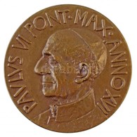 Vatikán 1978. "VI. Pál Pontifikátusának 16. évére" Br Emlékérem Eredeti Tokban. "PAVLVS VI PONT MAX ANNO XVI / MANE NOBI - Ohne Zuordnung